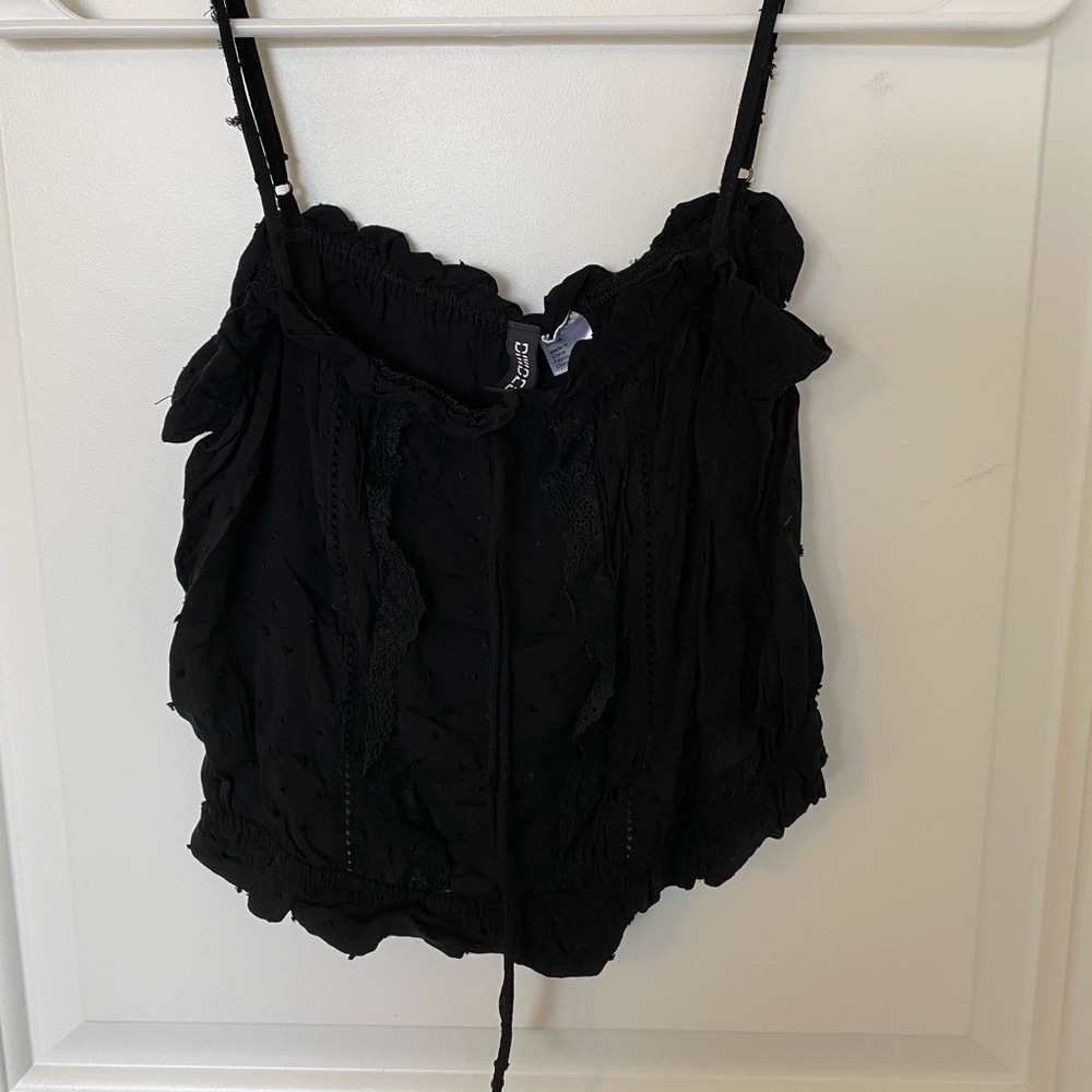 Black Crop Tank